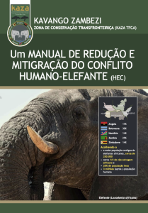 UM MANUAL DE REDUÇÃO E MITIGRAÇÃO DO CONFLITO HUMANO-ELEFANTE (HEC)