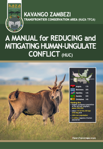 A MANUAL for REDUCING and MITIGATING HUMAN-UNGULATE CONFLICT (HUC)