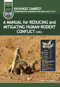 A MANUAL for REDUCING and MITIGATING HUMAN-RODENT CONFLICT (HRC)