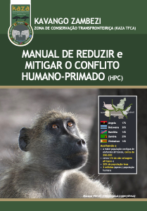 MANUAL DE REDUZIR e MITIGAR O CONFLITO HUMANO-PRIMADO (HPC)