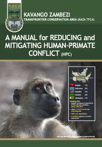 A MANUAL for REDUCING and MITIGATING HUMAN-PRIMATE CONFLICT (HPC)